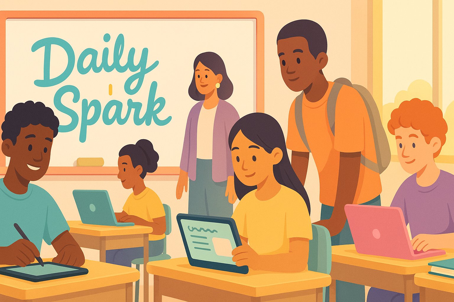 Daily Spark Bell Ringers Cover for Grade 6